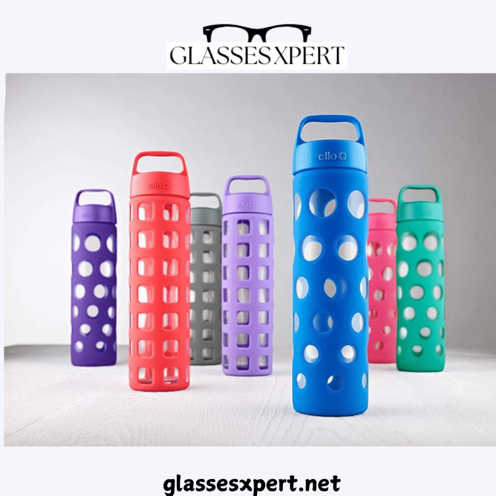 Ello BPA Free Glass Water Bottle