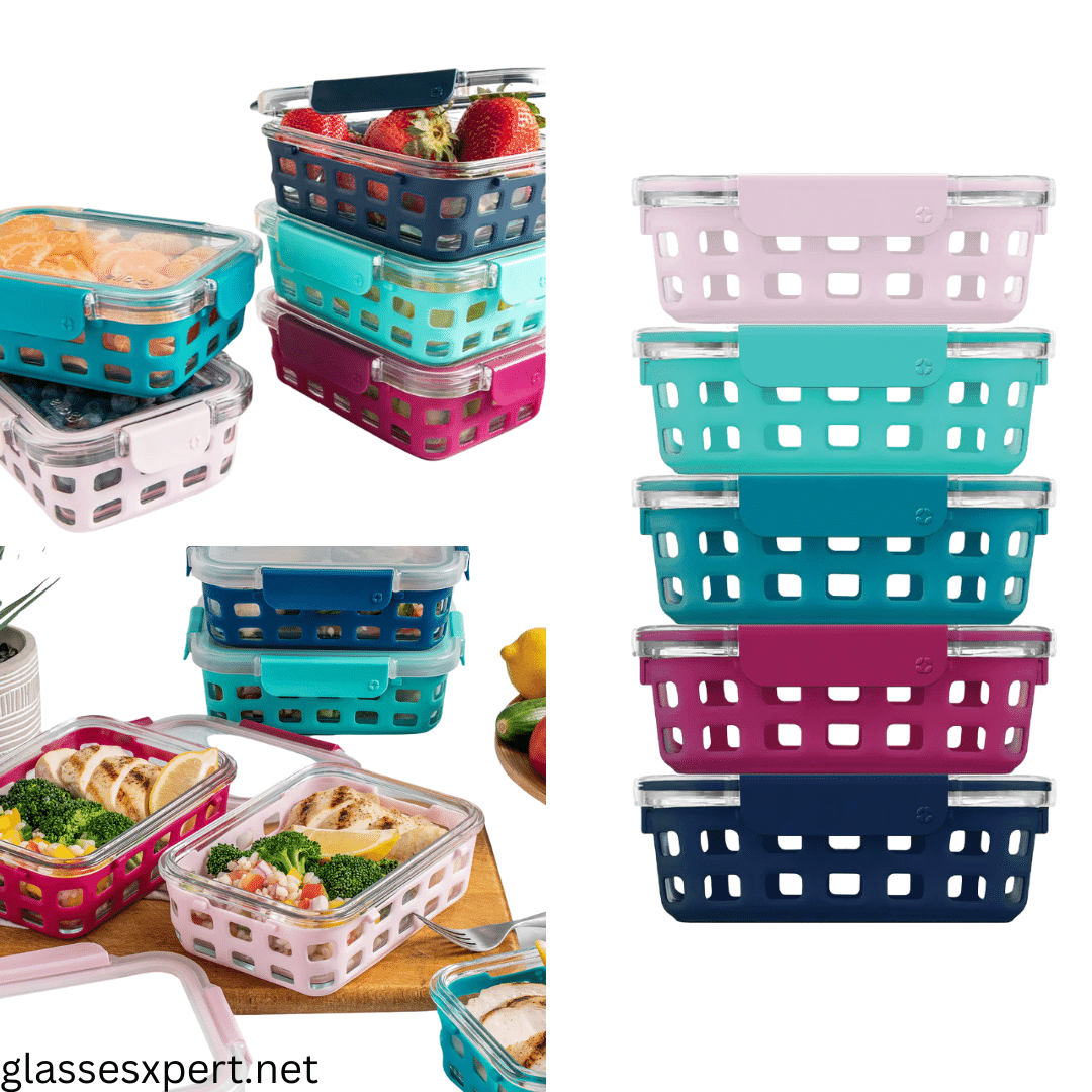 Ello Duraglass Glass Food Storage Containers