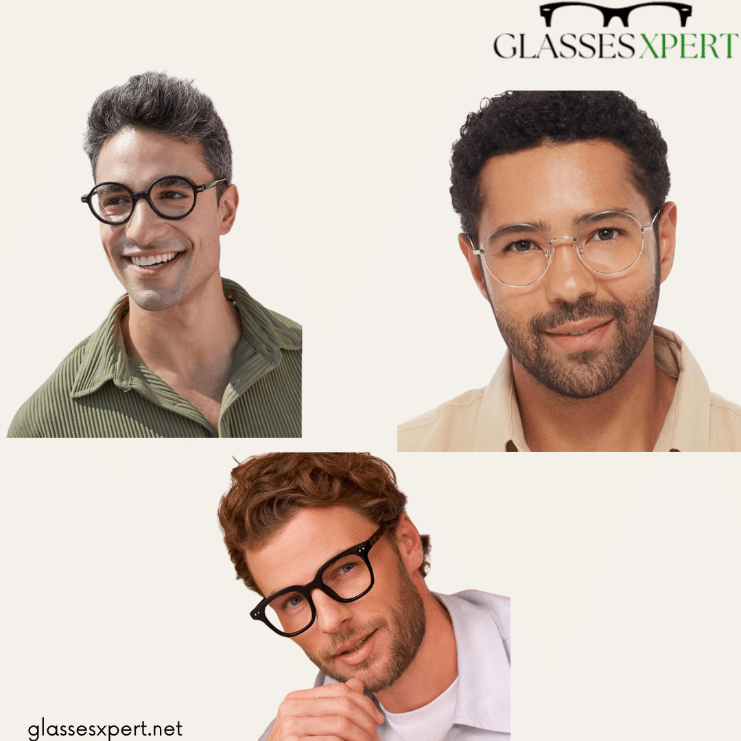 Glasses Frames For Round Face Shape Men