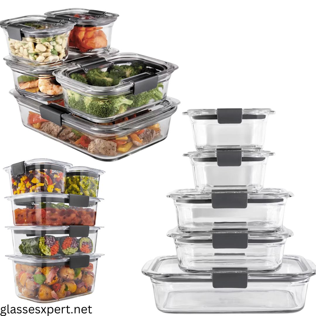 Rubbermaid  Bright Glass Food Storage Containers