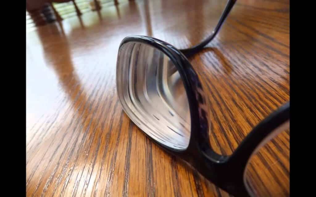 a half side image of high precision glasses