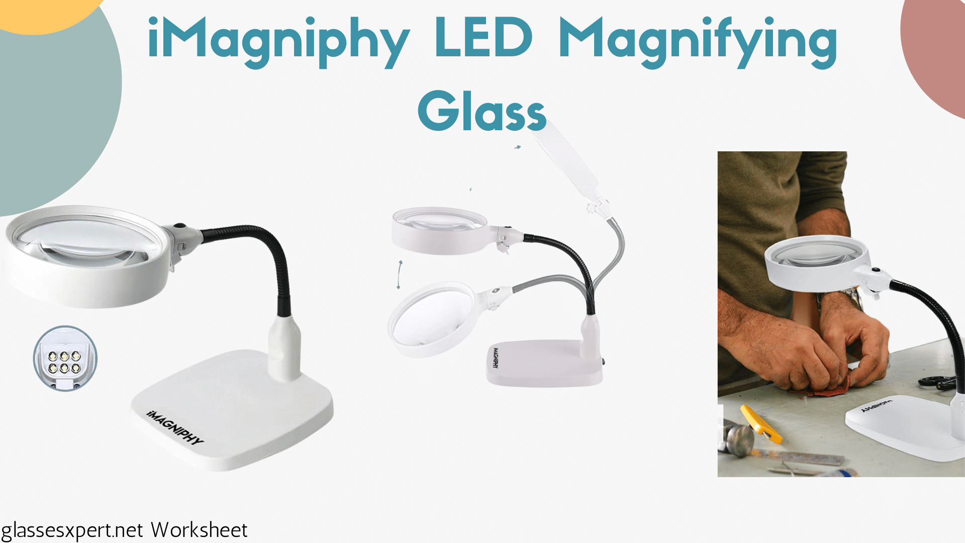 iMagniphy LED Magnifying Glass 