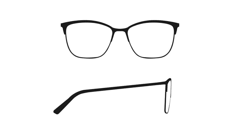 Browline Frames Black Glasses